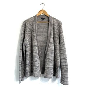 Eileen Fisher Cream and Black Cardigan Sweater
